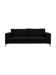 3-Sitzer Design Samtsofa „Bolero“ Schwarz VE DESIGN