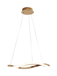 LED Design Pendellampe „Naos“ 1-flammig Roségold-Finish Schuller