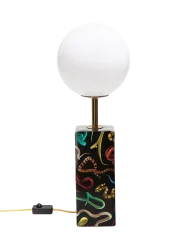 Grosse Design Deckelvase „Toiletpaper Snakes“ Seletti