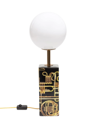Grosse Design Deckelvase „Toiletpaper Trumpets“ Seletti