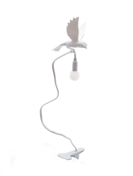 LED Design Tischlampe „Bird Landing“ Seletti