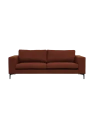 3-Sitzer Design Samtsofa „Bolero“ Rust VE DESIGN
