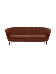 2.5-Sitzer Design Sofabank „Calais“ Rust VE DESIGN