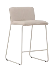 Design Barstuhl „Bisbee“ Bouclé Beige VE DESIGN