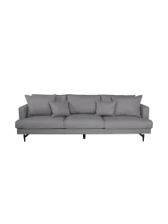Grosses 3-Sitzer Design Sofa „Sofia“ Grau VE DESIGN