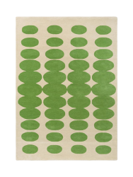 Designer Teppich „Optical Oval“ - handgetuftet, aus 100% reiner Schurwolle ORLA KIELY