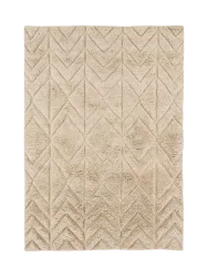 Design Teppich „Zoe“ aus Wolle, verschiedene Grössen Beige VE DESIGN