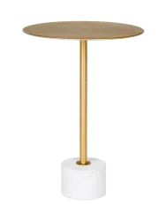 Runder Design Beistelltisch „Lecco“ Ø 41 x 58 cm Chosen by Bloomingloft