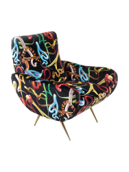 Design Loungesessel „Toiletpaper Snake“ Seletti