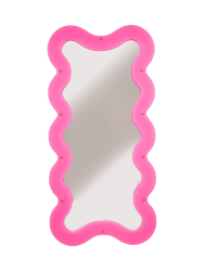 Dimmbarer Design Wandspiegel „Supercurve“ mit LED-Beleuchtung Seletti