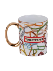 Design Porzellan Becher „Toiletpaper Snakes“ Seletti