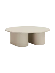 Runder Design Couchtisch „Totem“ Ø 110 cm Teulat