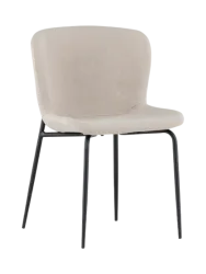 Stuhl 2er-Set Mando Beige B 48 cm - Stuhl 2er-Set
