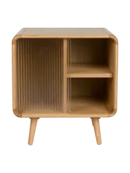 Massivholz Design Beistelltisch & Nachtisch „Rise“ Zuiver