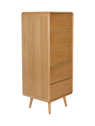 Massivholz Design Kommode „Rise“ Zuiver