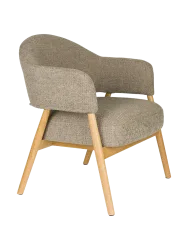 Hochwertiger, massiver Loungesessel „Indy“ White Label by Bloomingloft