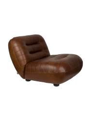 Echtleder Design Loungesessel „Wyatt“ Dutchbone