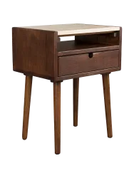 Massivholz Design Nachttisch/Beistelltisch „Arda“ Dutchbone