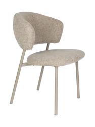 Hochwertiger, massiver Armlehnstuhl „Indy“ White Label by Bloomingloft