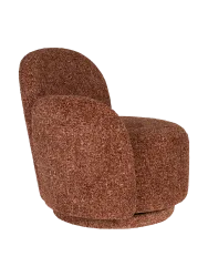 Drehbarer Design Loungesessel „Rose“ Dutchbone