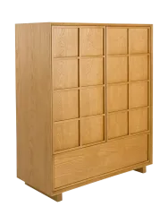 Massives Design Highboard „Raster“ Zuiver