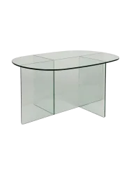 Design Couchtisch „Linea“ aus Sicherheitsglas Zuiver