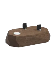 Kabelloses Ladegerät „Triple Doc“ aus Nussbaumholz Oakywood
