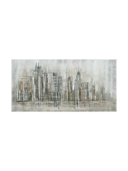 image LAND Bild New York Abstrakt Grau | Schubiger Möbel