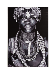 image LAND Bild Afrikanische Schönheit mit Schmuck  | Schubiger Möbel