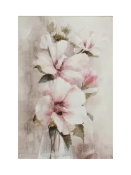 image LAND Bild Weisse Hibiskus Blume Rosa | Schubiger Möbel