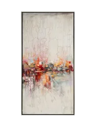 image LAND Bild mit Rahmen Abstrakt mit Orange Orange | Schubiger Möbel