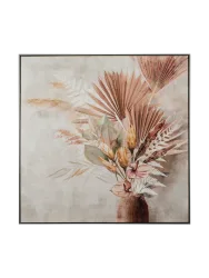 image LAND Bild mit Rahmen Palmblätter in Vase  | Schubiger Möbel
