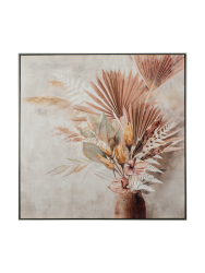 image LAND Bild mit Rahmen Palmblätter in Vase  | Schubiger Möbel