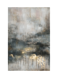 image LAND Bild Mit Gold Veredelte Gedanken Gelb | Schubiger Möbel