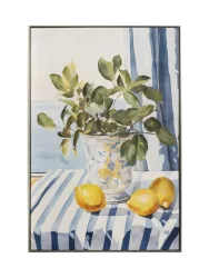 Handgemaltes Bild „Zitronenküste II“ 60 x 90 cm Crea Collection