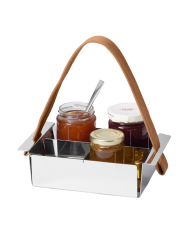 Design Table Caddy „a Tavola“ aus Edelstahl Philippi
