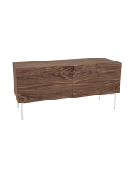 Woodman Sideboard Kommode mit Holzfurnier aus Nussbaum, Breite 120 cm, FSC