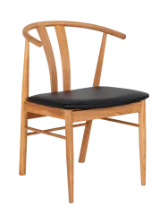 HOUSE NORDIC Stuhl ARTENARA Schaum natürliches holz