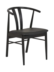 Massivholz Design Esszimmerstuhl „Artenara“ Eiche Schwarz Chosen by Bloomingloft