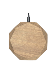 Kabelloses Ladegerät „Geometric“ aus Massivholz Oakywood