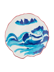 Design Salat- & Dessertteller „Melting Landscape“ aus Porzellan Seletti