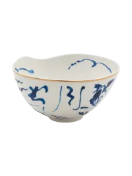 Grosse Design Schale „Koi“ aus Porzellan Seletti