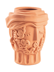 In- & Outdoor Design Blumentopf „Magna Graecia Terracotta Man“ Seletti