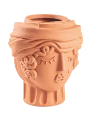 In- & Outdoor Design Blumentopf „Magna Graecia Terracotta Woman“ Seletti