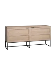 Design Sideboard „Everett“ aus massiver Eiche Rowico