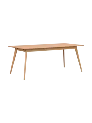 Ausziehbarer Esstisch „Yumi“ 190-280 x 90 cm - Eiche Natur Rowico