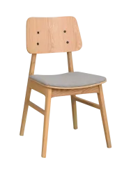 Design Stuhl „Nagano“ aus massivem Eichenholz Rowico