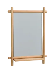 Massivholz Design Wandspiegel „Milford“ 52 x 74 cm Rowico