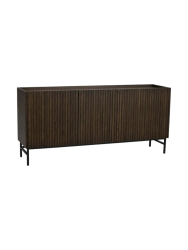 Design Sideboard „Halifax“ 160 x 75 cm – Dunkelbraun Rowico