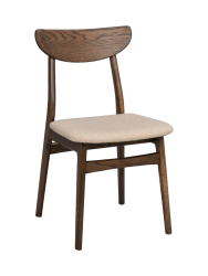 Design Stuhl „Rodham“ aus massivem Eichenholz Rowico